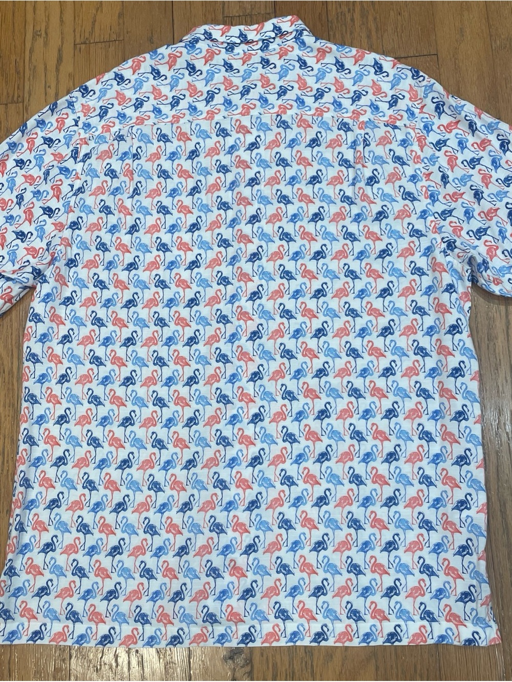 Tommy Bahama Shirt Mens White Veracruz Cay Flamingo Mingle Button Up NEW $118 - Picture 4 of 4